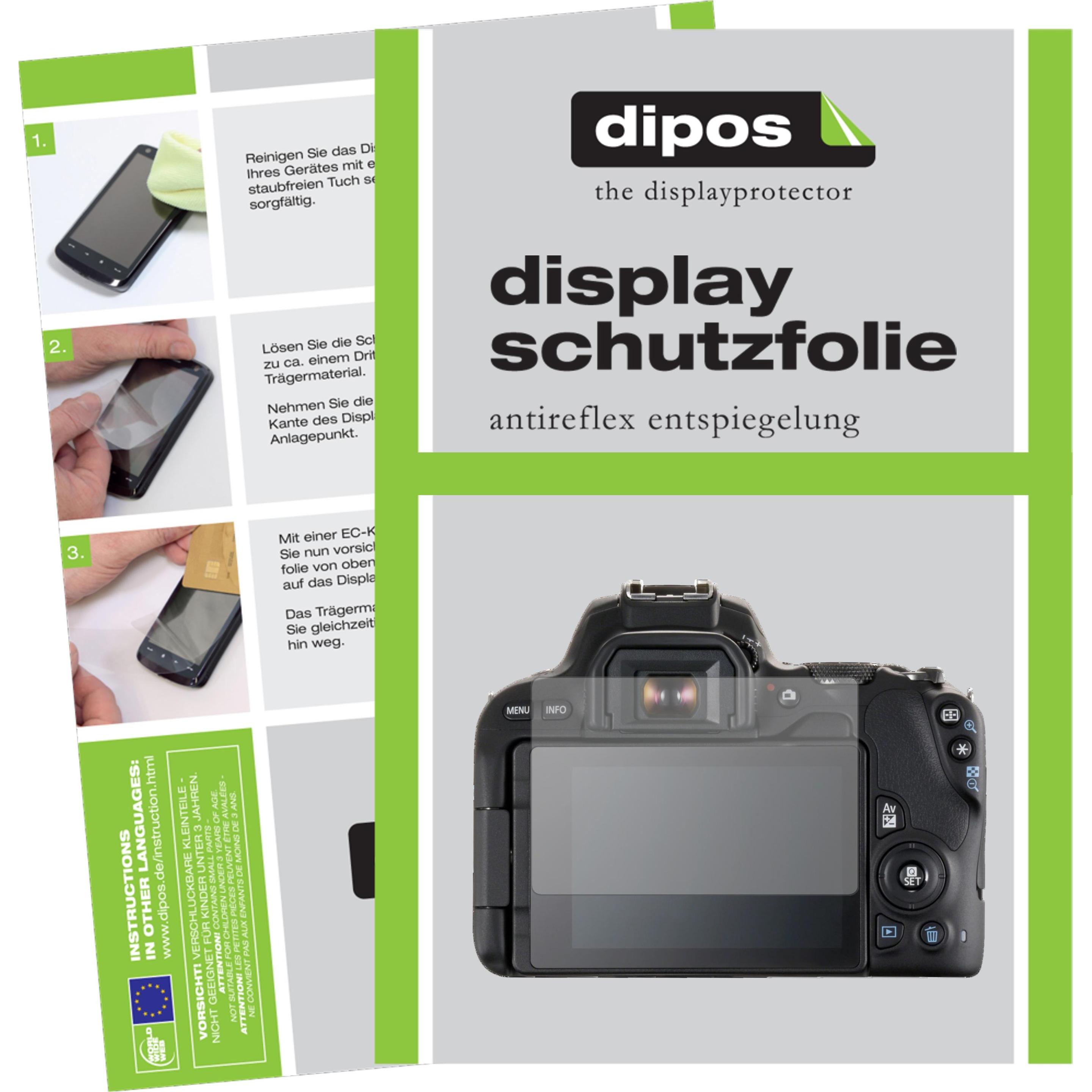 Thumbnail - Dipos Displayschutzfolie Antireflex (Displayschutz, EOS 200D), Kameraschutz, Transparent