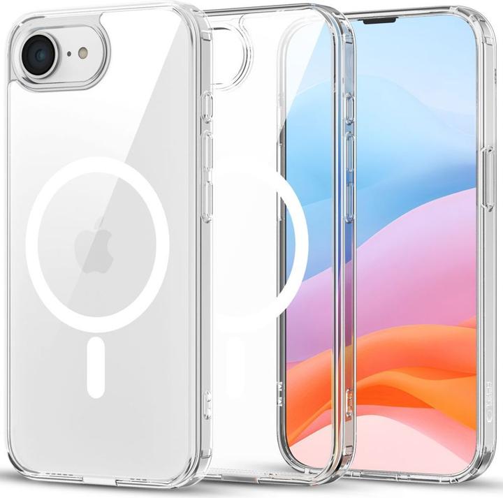 Produktbild Tech-Protect FlexAir Hybrid MagSafe iPhone 16e Case - Clear (Apple iPhone 16e, Apple iPhone 17e)