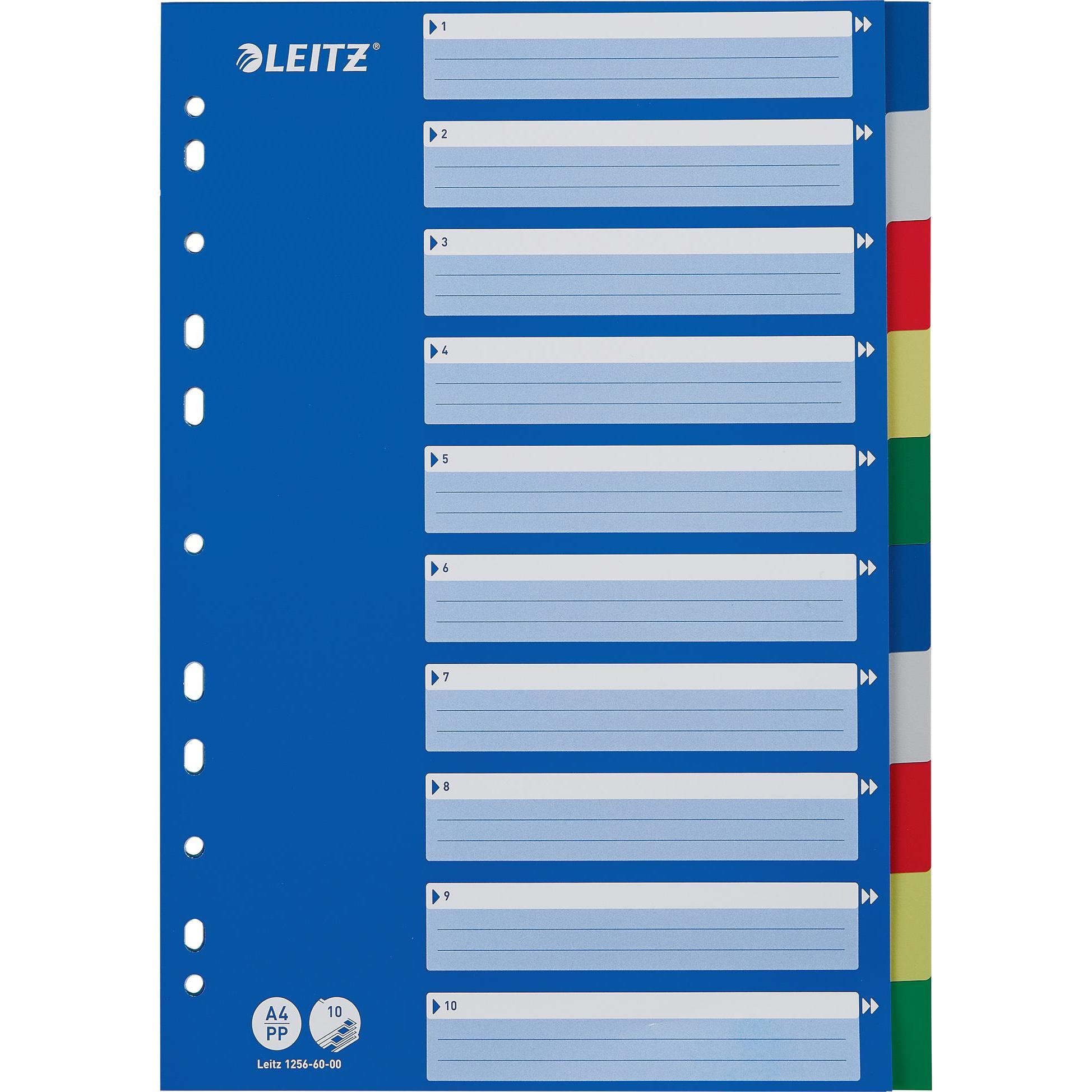 10x Leitz, Ordner Zubehör, Register