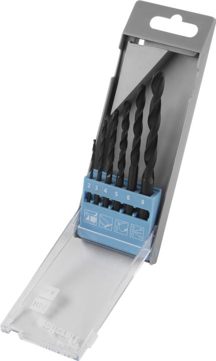 Produktbild wolfcraft 1 Metallbohrer-Set HSS R, 6-tlg. ø2-8mm (2 - 8 Millimeter)