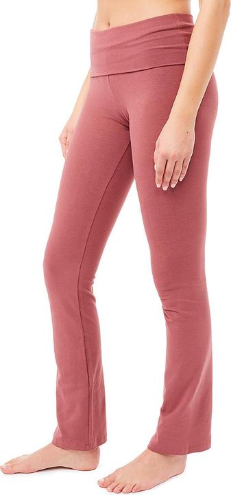 Actual product image Mandala Yoga Pants Classic Rolldown Black