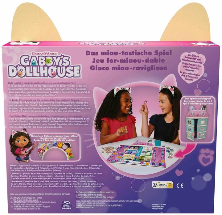 Actual product image Spin Master Gabby's D. Miautastic Game (French, Italian, German)
