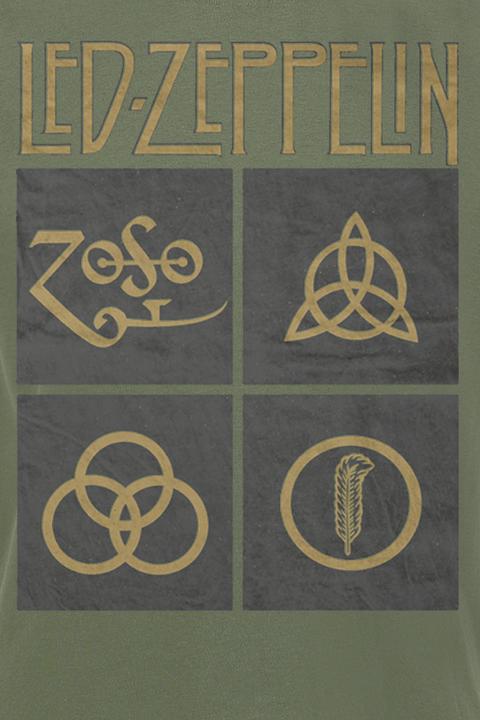Immagine prodotto Led Zeppelin Gold Symbols & Black Squares (XL)