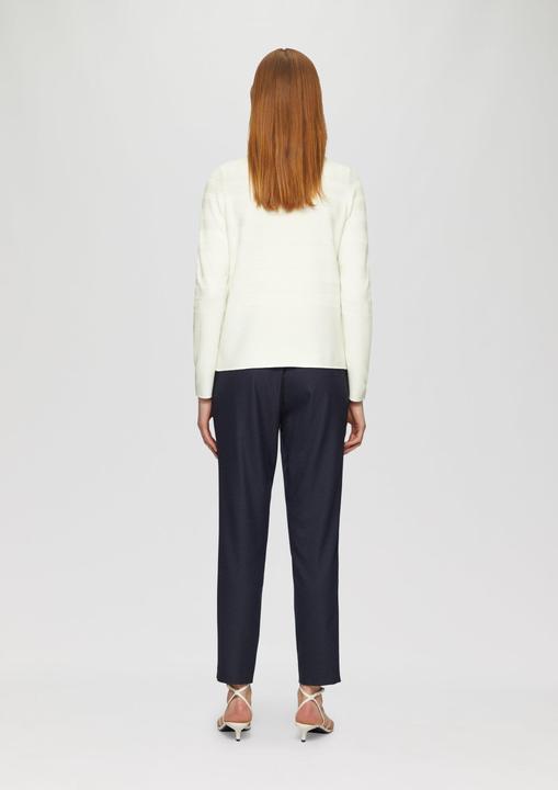 Immagine prodotto S.Oliver Strickpullover Gestreifter Feinstrickpullover aus Viskosemix (42)