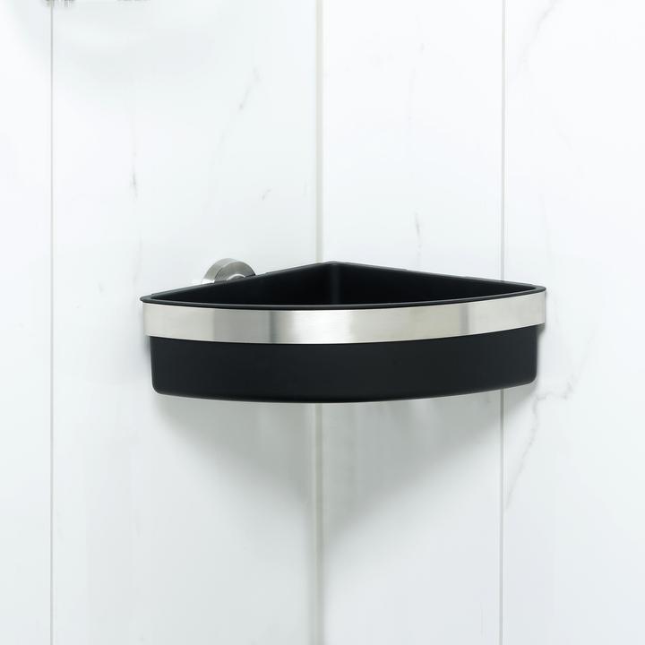 Produktbild Amare bath Badaccessoires Duschkorb dreieckig aus Edelstahl