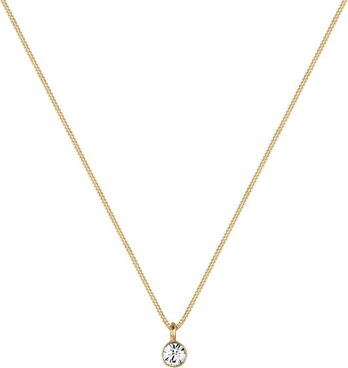 Immagine prodotto Elli con ciondolo in cristallo solitario (Cristallo di vetro, Argento 925, 45 cm)