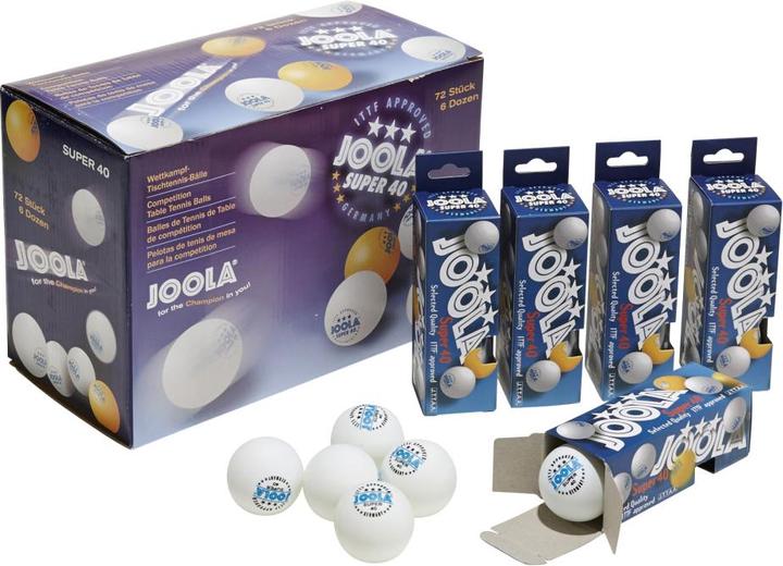 Joola ® Tischtennisbälle SUPER 72er Karton weiss (72 pcs.)