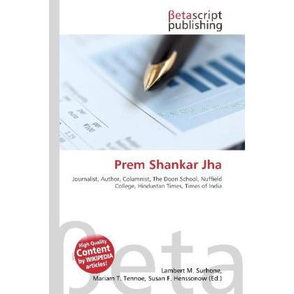 Thumbnail - Prem Shankar Jha, Fachbücher von Lambert M. Surhone, Miriam T. Timpledon, Susan F. Marseken