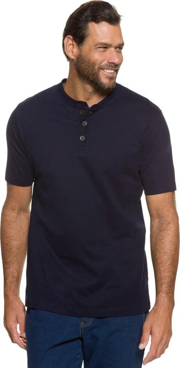 Actual product image JP1880 2 Pack of Three Button Short Sleeve Cotton Henley Tee (4XL)