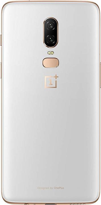 Produktbild OnePlus 6 (128 GB, Silk White, 6.28", Dual SIM, 4G)
