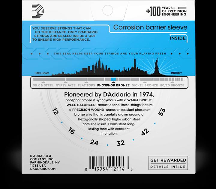 Produktbild D'Addario Ej16-3d (6 x, Gitarre, 0.05")