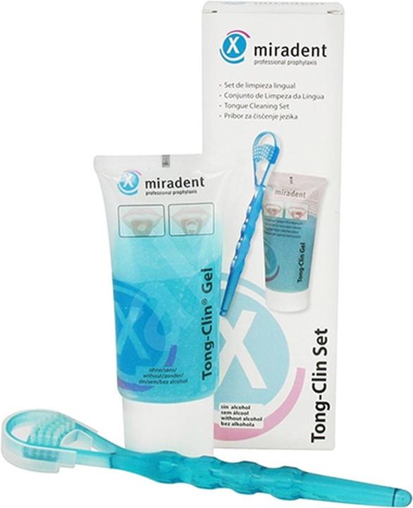 Produktbild Miradent Tong-Clin Set (Zungenschaber, 1 x)