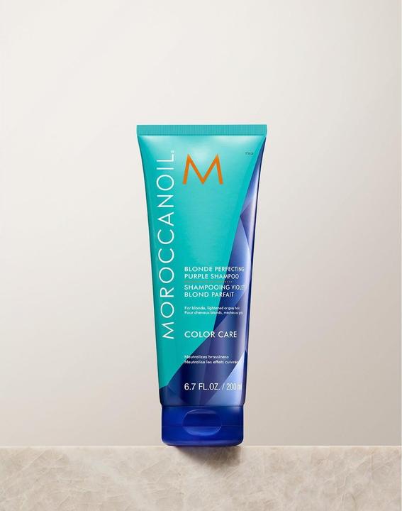 Actual product image Moroccanoil Color Care Blonde Perfecting Purple (Silver shampoo, 200 ml)