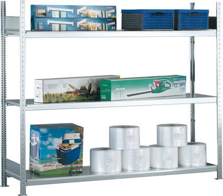 Productafbeelding Schulte Lagertechnik Breedvakstelling, met stalen legbord, hoogte 2000 mm