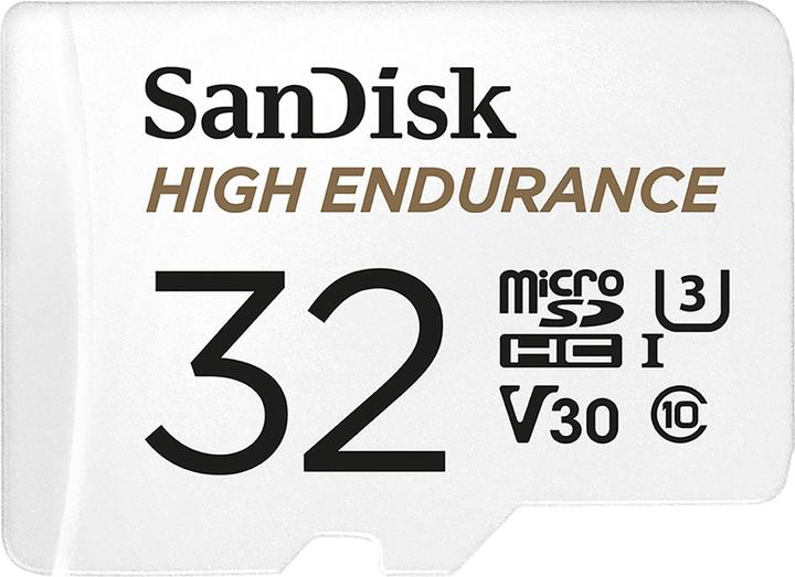 Sandisk High Endurance (32 GB, microSDHC, U3, UHS-I)