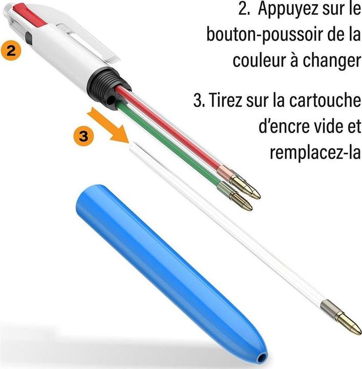 Image du produit Bic Mine de stylo à bille (Noir, 2x)