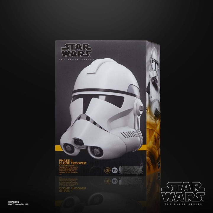 Produktbild Hasbro The Black Series elektronischer Phase II Clone Trooper Premium Helm