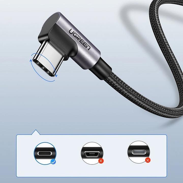 Actual product image Ugreen USB A — USB C (3 m, USB 2.0, 20 W)