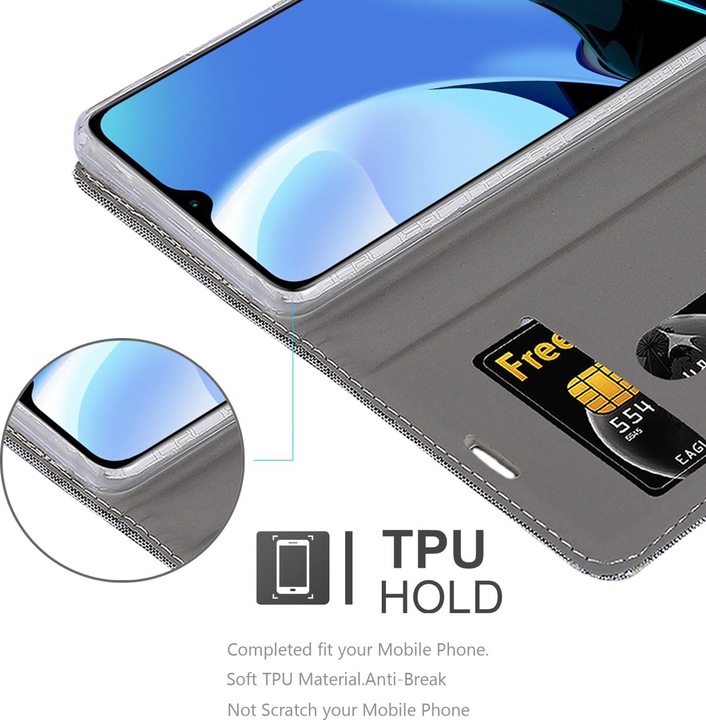 Actual product image Cadorabo Jeans Book Cover (Xiaomi Poco M3, Xiaomi Redmi 9T)