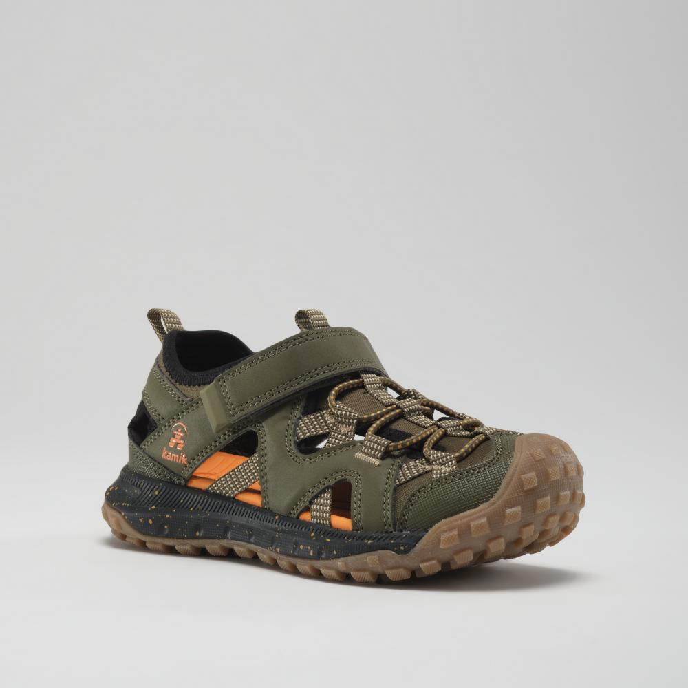 Kamik, Unisex, Sandalen, Drift, Braun, (29)