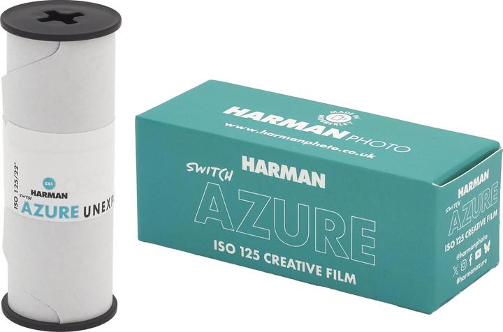 Actual product image Harman Photo SWITCH AZURE 125 film - 120 format