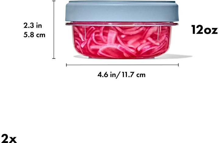 Produktbild OXO 2er Set Good Grips Twist & Stack Aufbewahrungsbox (0.36 l)