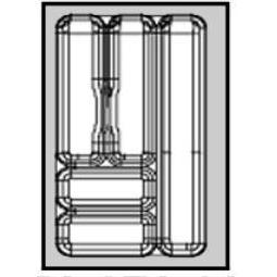 Thumbnail - Agoform Besteckeinsatz, Besteckkasten, Weiss