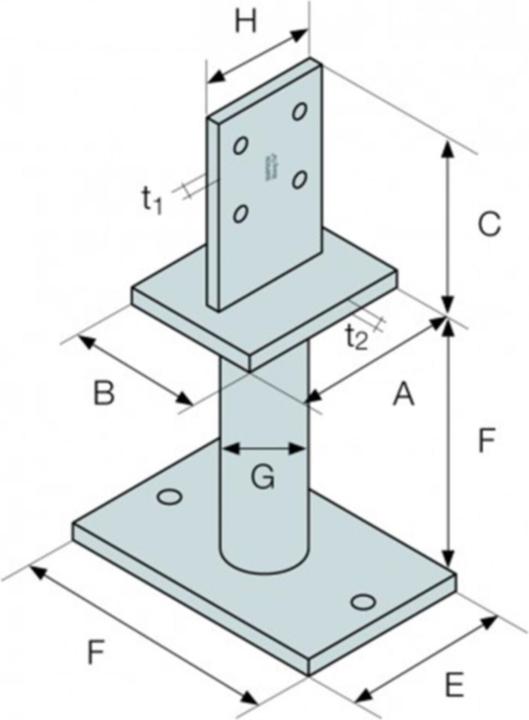 Immagine prodotto Simpson Sst Piede d'appoggio (Piede d'appoggio, 1 pz.)