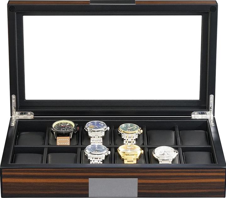 Actual product image Rothenschild Watch box RS-2377-12EB for 12 watches ebony