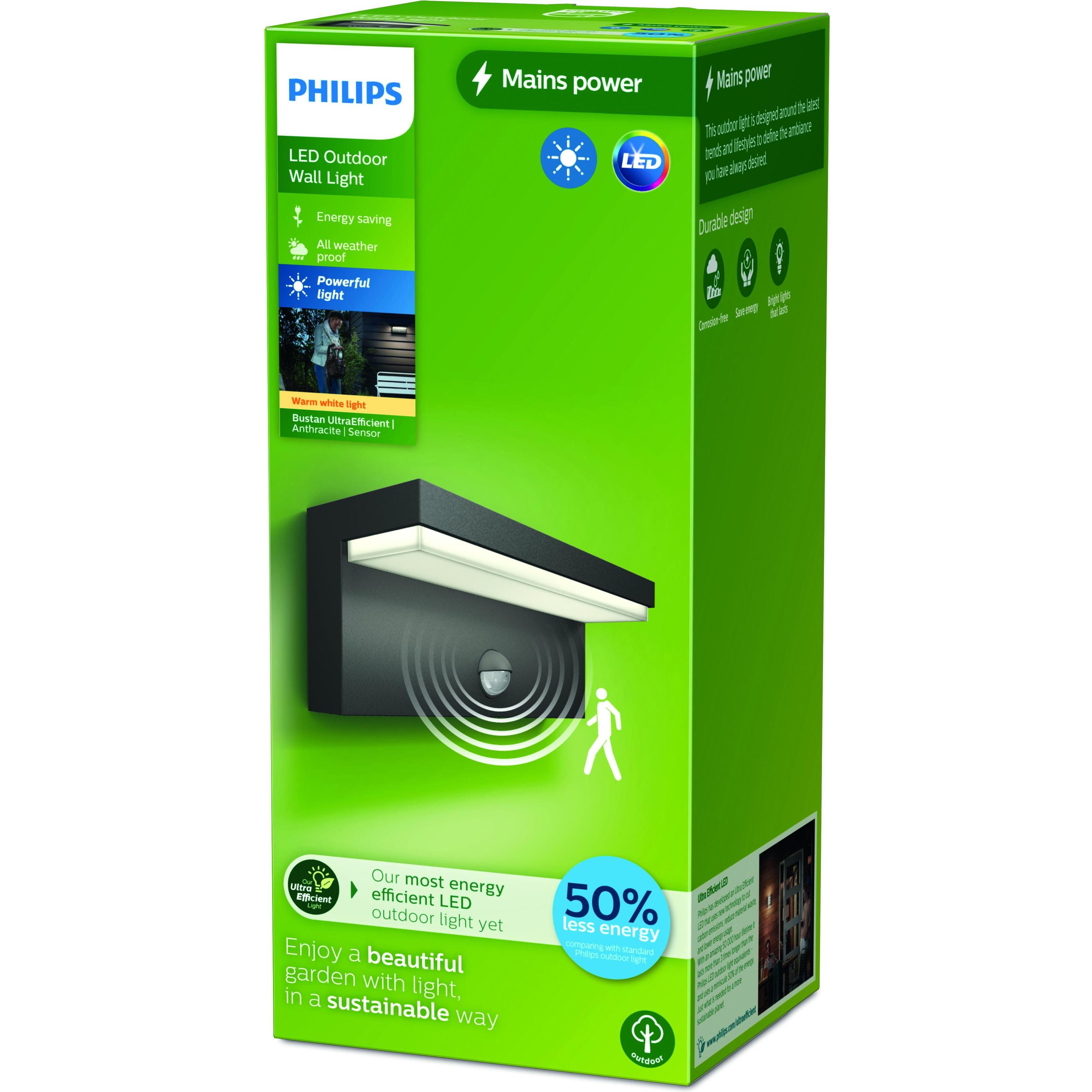 Thumbnail - Philips, Gartenbeleuchtung, Bustan (800 lm, IP44)