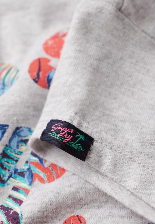 Actual product image Superdry Floral Scripted Cap Slv Tee (40)