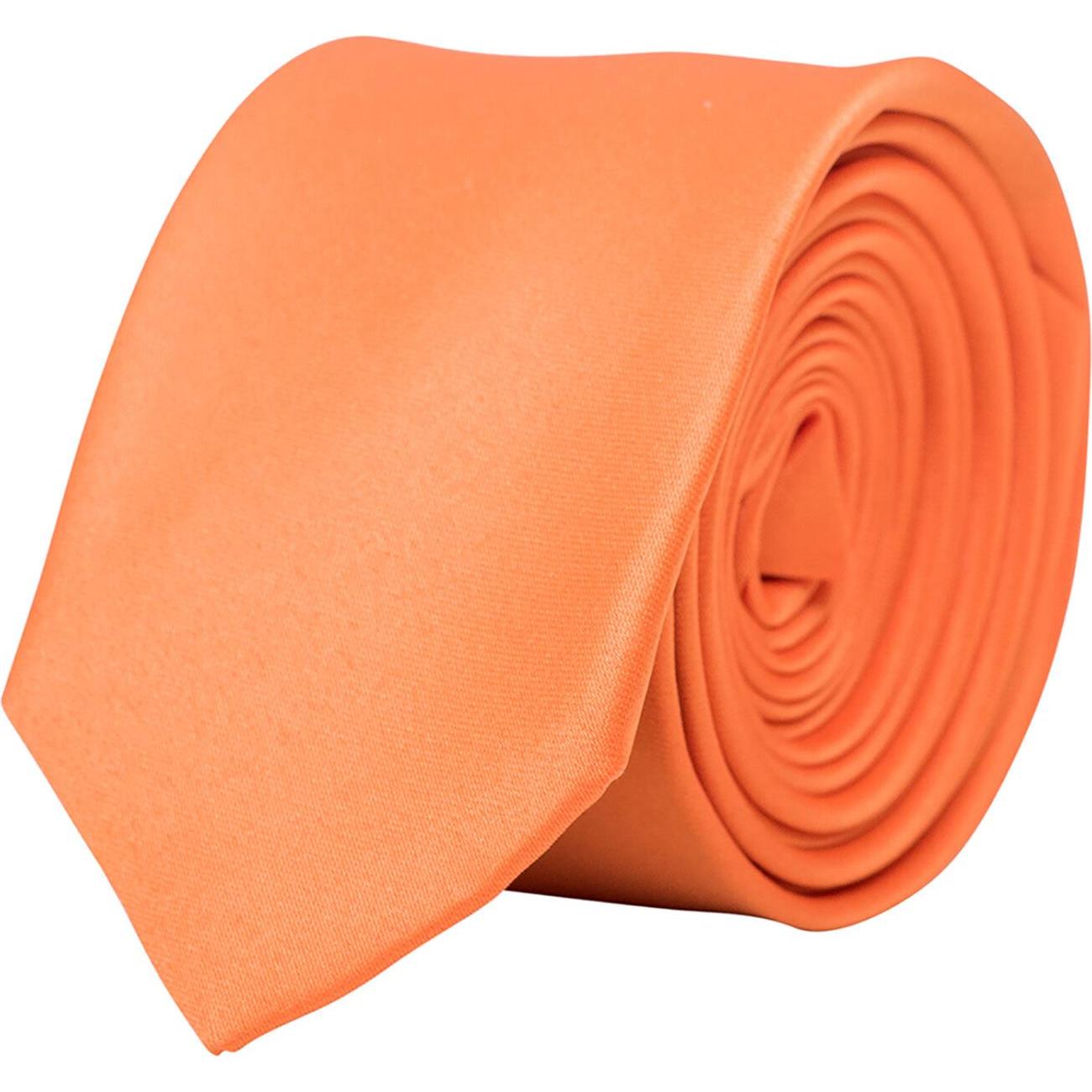 Korntex, Krawatte + Fliege, Krawatte - Schmal, Orange
