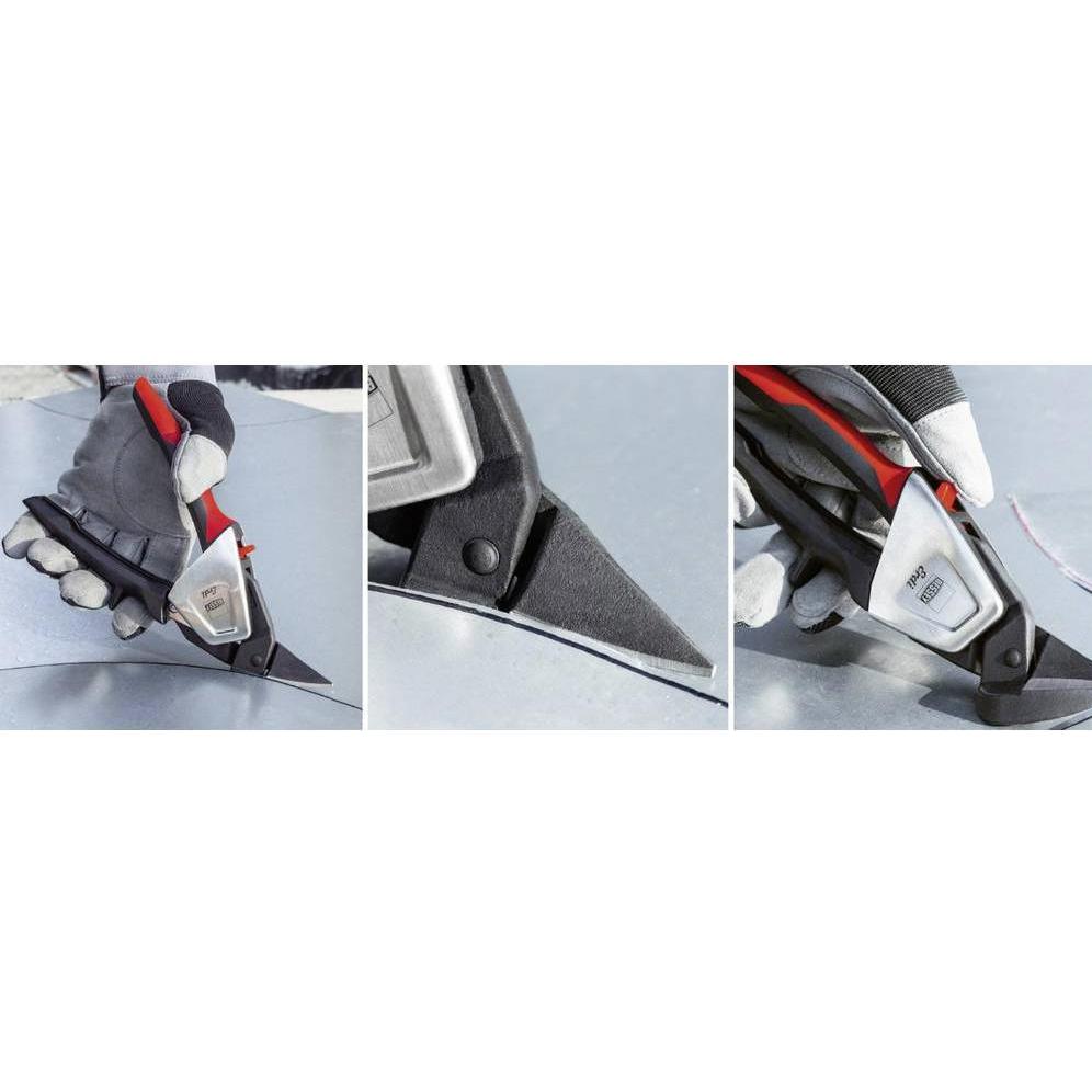 Thumbnail - Erdi, Bolzenschneider + Seitenschneider, Blechschere D39ASSL linksschne (230 mm)