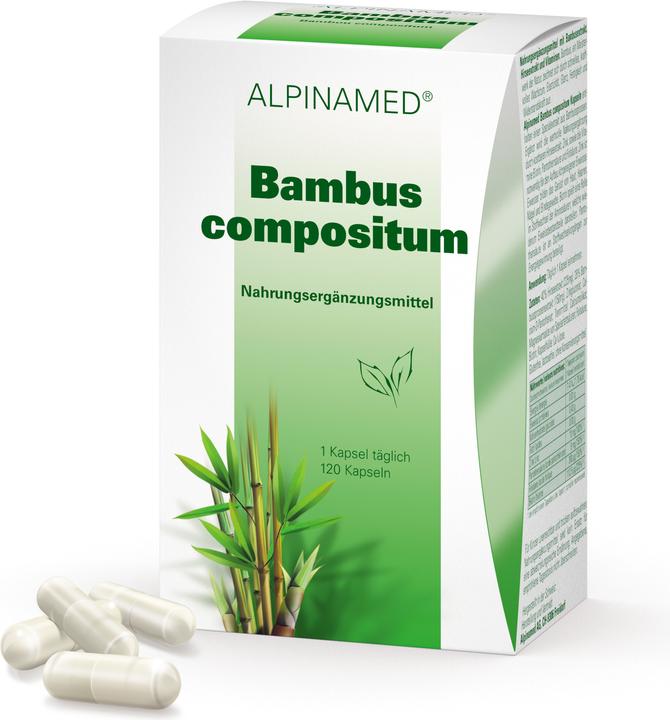 Actual product image Alpinamed Bamboo Compositum (120 Piece, Capsules, 120 g)