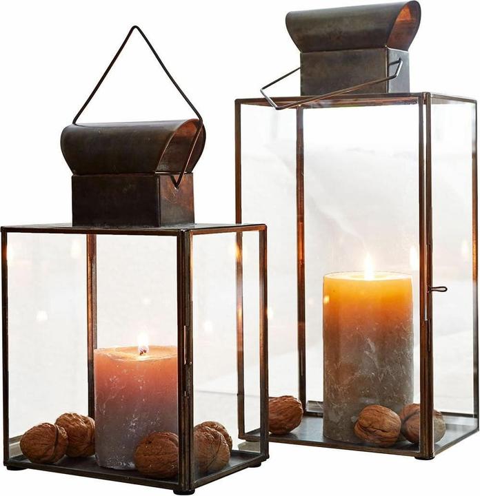 Immagine prodotto Loberon Set di 2 lanterne Pluton oro antico