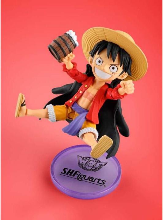 Produktbild Bandai One Piece World Collactable Figures x S.H. Figuarts Actionfigur Monkey D. Luffey 8 cm