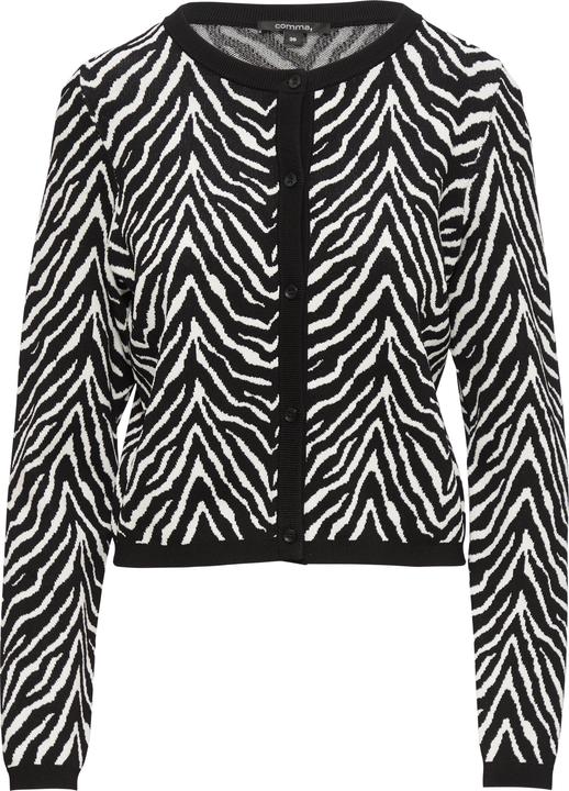 Produktbild Comma Strickjacke Kurze Strickjacke mit Animal-Muster (46)