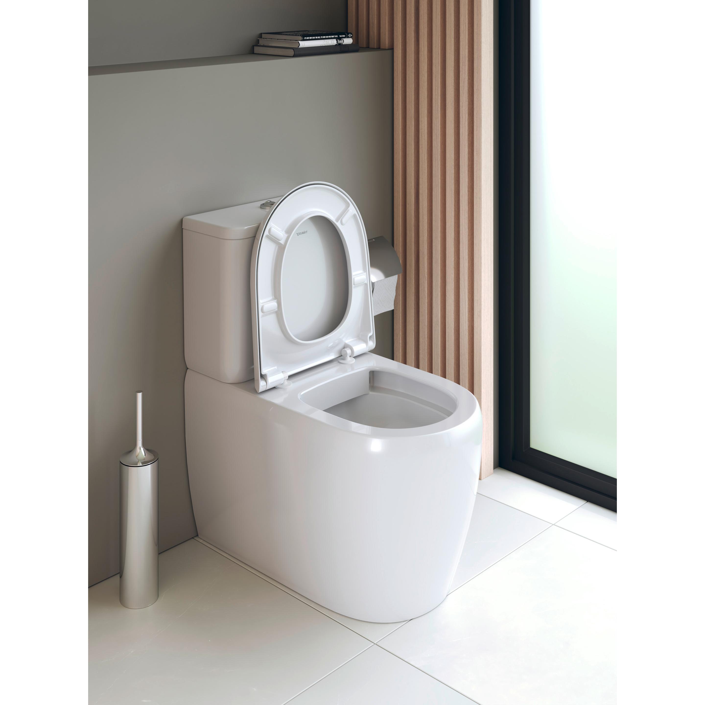 Thumbnail - Duravit, Toilette + Bidet, Qatego Stand-WC, für Kombination, Tiefspüler, Abgang variabel, 390x660x400mm, rimless