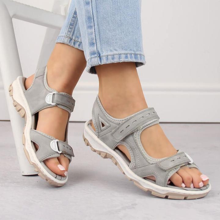 Actual product image Rieker Bequeme graue Damensandalen (40)