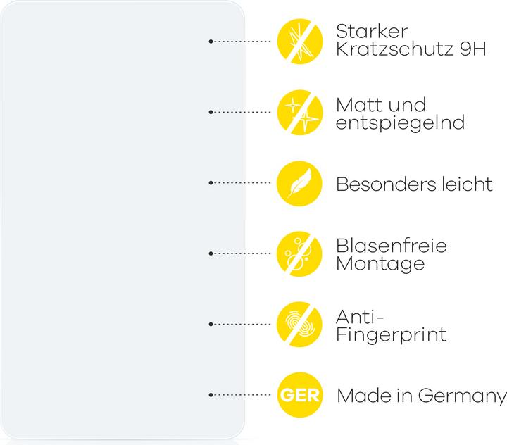 Produktbild upscreen Reflection Shield Panzerglasfolie Matt (1 Stück, Nothing Phone (2))