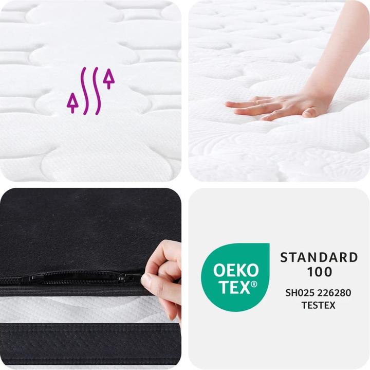 Actual product image vidaXL Bonnell-Federkern-Matratze (90 x 200 cm)