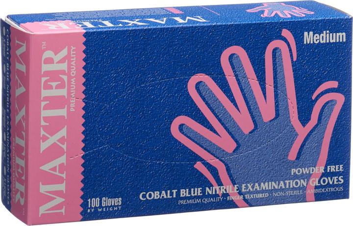 Immagine prodotto Maxter Guanti in nitrile senza polvere (M)