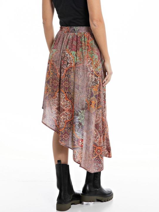 Image du produit Replay Robe midi imprimée viscose (XL)