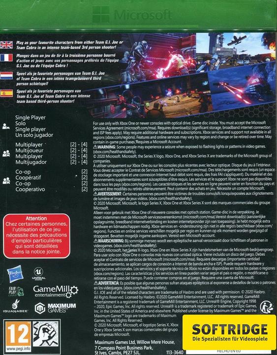 Image du produit Maximum Games G.I. Joe: Operation Blackout (Xbox One S, EN)