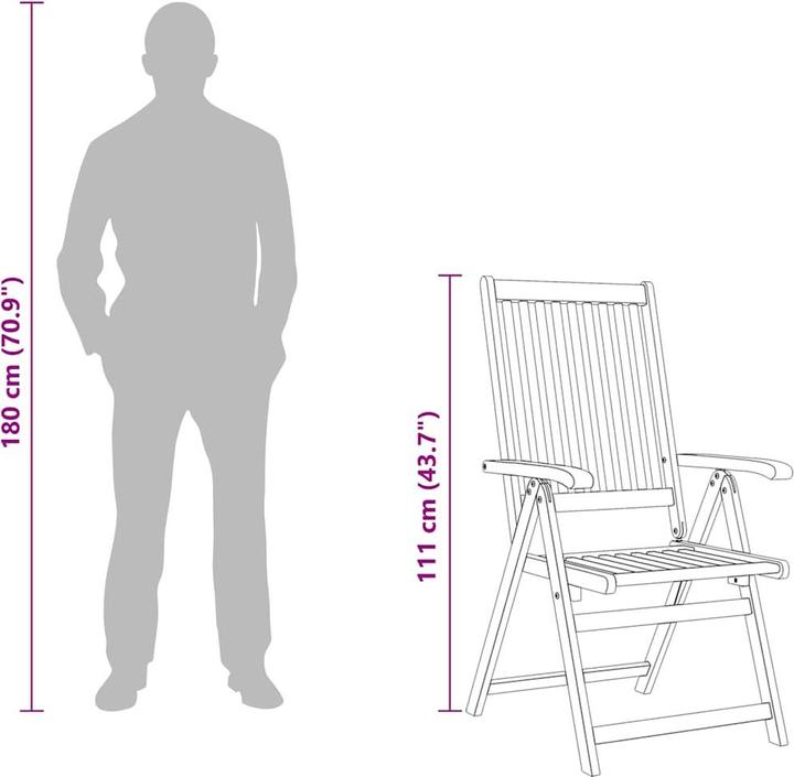 Produktbild vidaXL Gartenstuhl