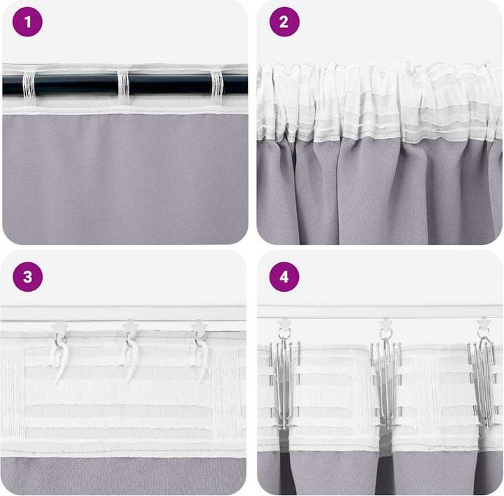 Produktbild vidaXL Vorhänge (225 x 140 cm)