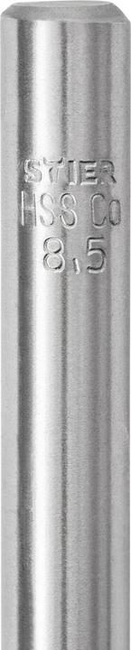 Produktbild Stier Spiralbohrer 8,5 mm Premium HSS-E Co5 DIN 338 135° (8.5 Millimeter)
