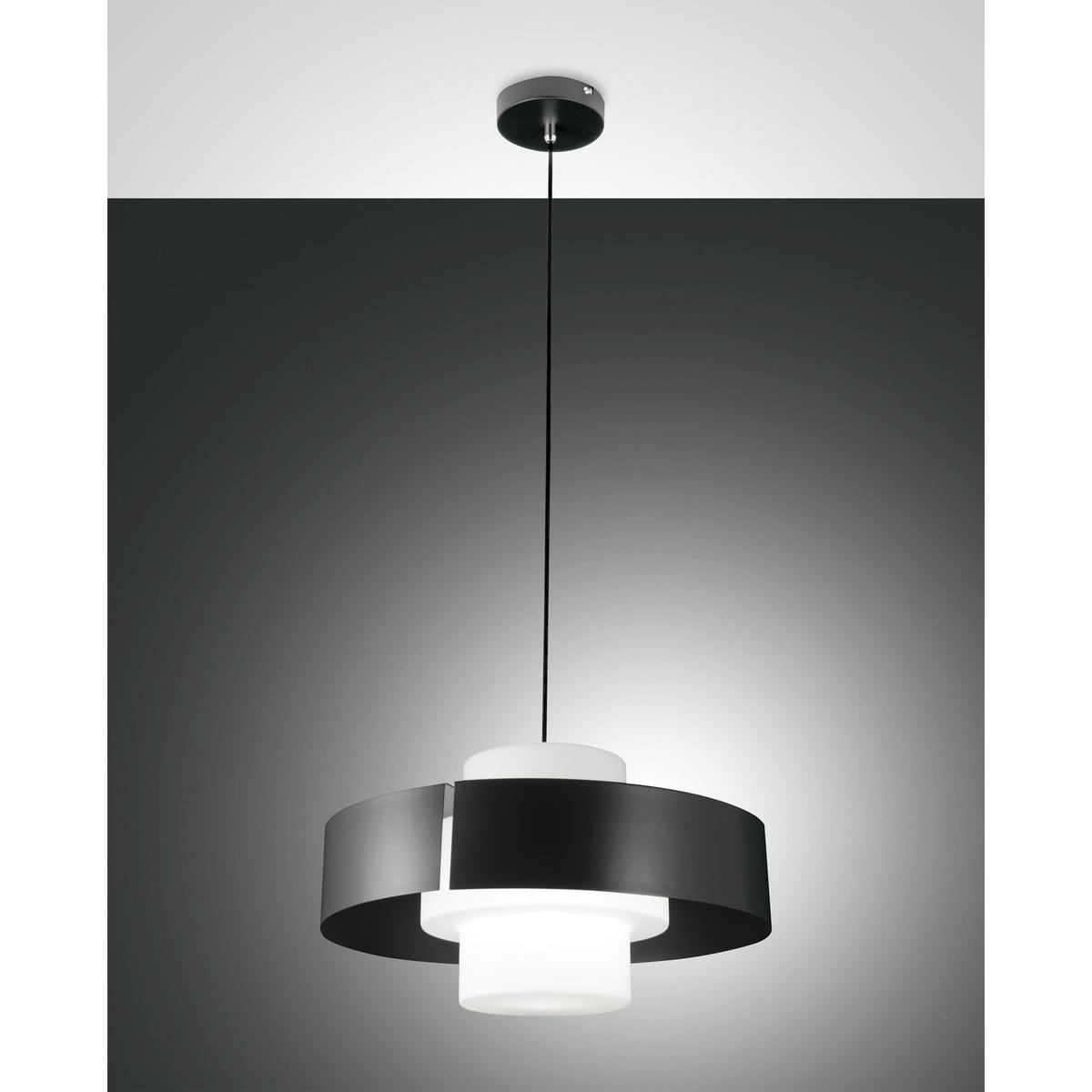 Fabas Luce, Lampada a sospensione, Loto E27 Pendelleuchte Anthrazit 3750-40-282 (E27)