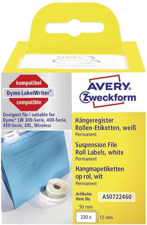 Produktbild Avery Rollenetiketten
