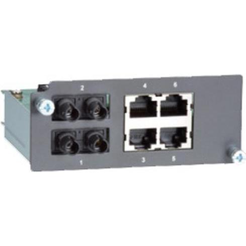 Moxa PM-7200-2MST4TX - Erweiterungsmodul - 100Mb LAN, Netzwerkadapter